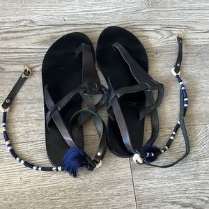 Ancient Greek Sandals x LemLem Limited Edition. Size 8